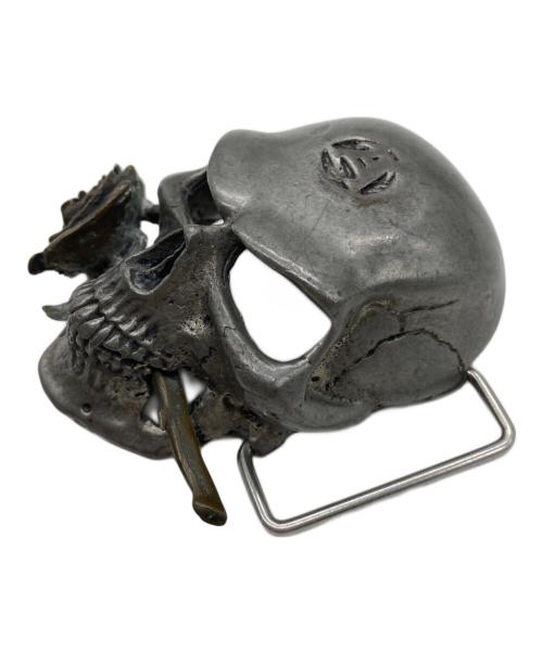 Alchemy Gothic（アルケミーゴシック）Alchemy Gothic (アルケミーゴシック) スカルデザインベルトバックル シルバーの古着・服飾アイテム