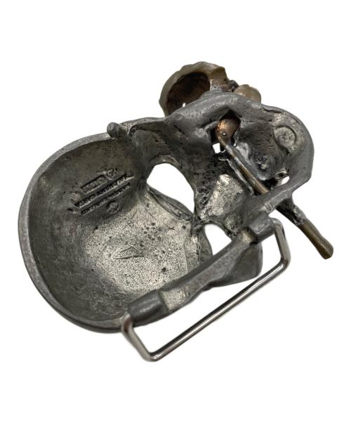 Alchemy Gothic（アルケミーゴシック）Alchemy Gothic (アルケミーゴシック) スカルデザインベルトバックル シルバーの古着・服飾アイテム