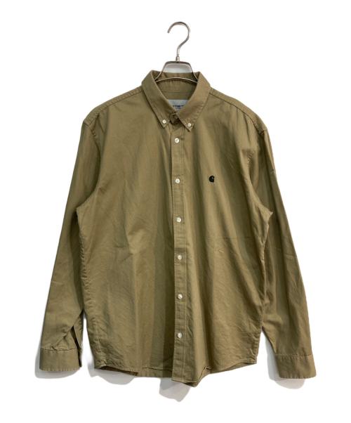 CarHartt（カーハート）CarHartt (カーハート) L/S Madison Shirt ベージュ サイズ:Lの古着・服飾アイテム
