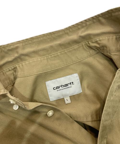 CarHartt（カーハート）CarHartt (カーハート) L/S Madison Shirt ベージュ サイズ:Lの古着・服飾アイテム