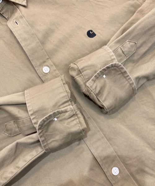 CarHartt（カーハート）CarHartt (カーハート) L/S Madison Shirt ベージュ サイズ:Lの古着・服飾アイテム