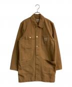 CarHarttカーハート）の古着「LONG CHORE COAT」｜ブラウン