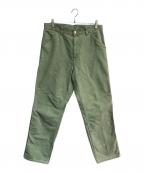 CarHarttカーハート）の古着「SINGLE KNEE PANT」｜グリーン
