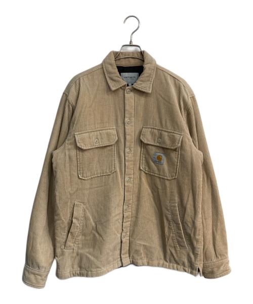 CarHartt（カーハート）CarHartt (カーハート) WHITSOME SHIRT JAC　I028827 ベージュ サイズ:Mの古着・服飾アイテム