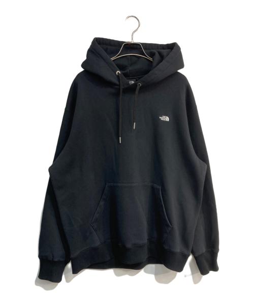 THE NORTH FACE（ザ ノース フェイス）THE NORTH FACE (ザ ノース フェイス) スモールロゴヘザースウェトフーディ　NT62342 ブラック サイズ:XLの古着・服飾アイテム