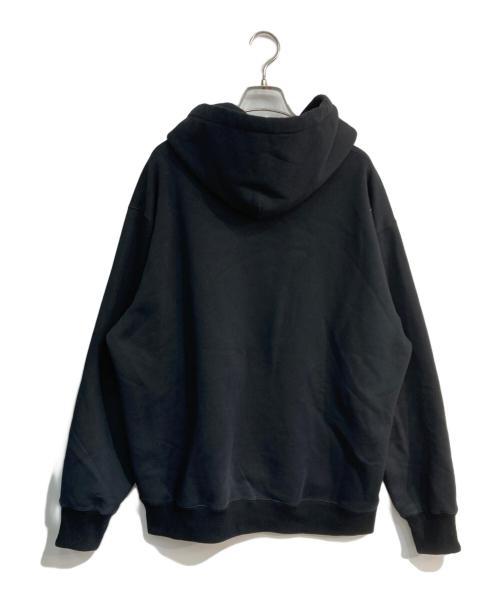 THE NORTH FACE（ザ ノース フェイス）THE NORTH FACE (ザ ノース フェイス) スモールロゴヘザースウェトフーディ　NT62342 ブラック サイズ:XLの古着・服飾アイテム