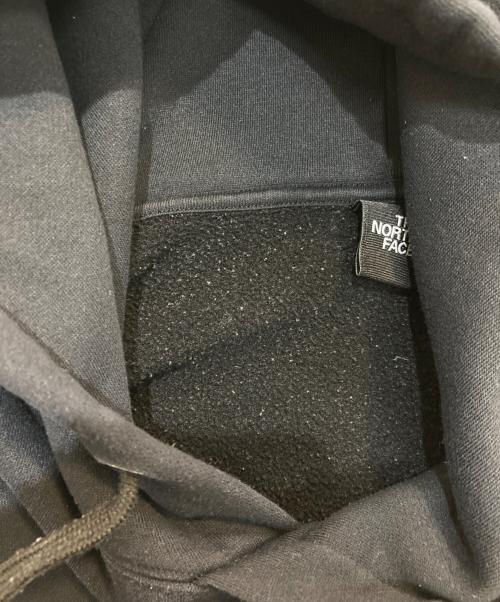 THE NORTH FACE（ザ ノース フェイス）THE NORTH FACE (ザ ノース フェイス) スモールロゴヘザースウェトフーディ　NT62342 ブラック サイズ:XLの古着・服飾アイテム