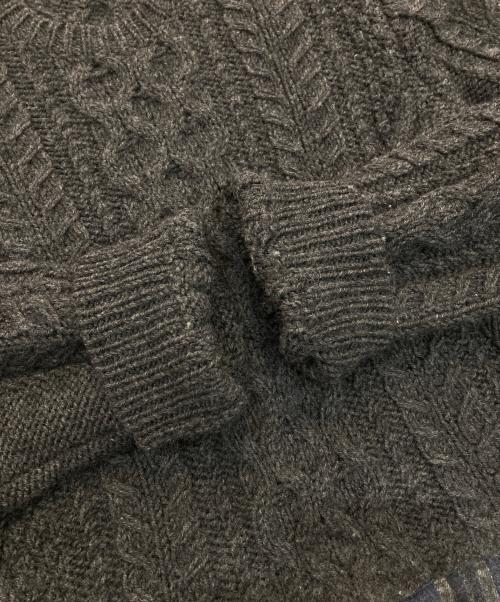 VALENTINO（ヴァレンティノ）VALENTINO (ヴァレンティノ) コンビネーションニット　LVOKC16T3VM グレー サイズ:Sの古着・服飾アイテム