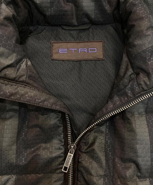 ETRO（エトロ）ETRO (エトロ) ダウンベスト　132-11S35-0019 ブラック サイズ:Mの古着・服飾アイテム