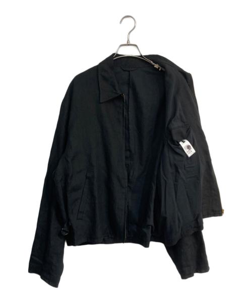 COMOLI（コモリ）COMOLI (コモリ) カナパ ジップショートジャケット　24SS　Z01-01007 ブラック サイズ:3の古着・服飾アイテム