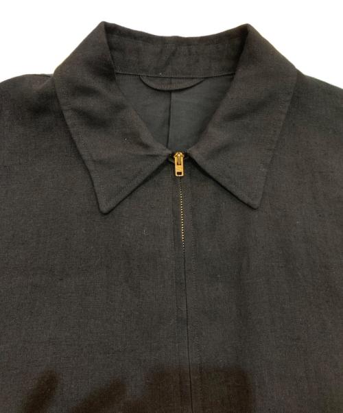 COMOLI（コモリ）COMOLI (コモリ) カナパ ジップショートジャケット　24SS　Z01-01007 ブラック サイズ:3の古着・服飾アイテム