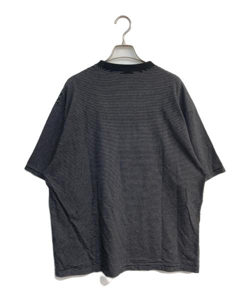 The Ennnoy Professional（ザ エンノイ プロフェッショナル）The Ennnoy Professional (ザ エンノイ プロフェッショナル) S/S Border Tee　SS22BRENCT05AM ブラック サイズ:XLの古着・服飾アイテム