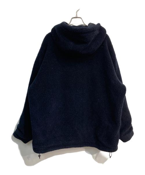 The Ennnoy Professional（ザ エンノイ プロフェッショナル）The Ennnoy Professional (ザ エンノイ プロフェッショナル) Boa Hooded Jacket　AW20BRENJK02LV ネイビー サイズ:Lの古着・服飾アイテム