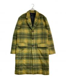 Saturdays NYC（サタデーズ ニューヨーク）の古着「MORGAN PLAID OVERCOAT　BBO-03030-A」｜イエロー
