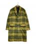 Saturdays NYC（サタデーズ ニューヨーク）の古着「MORGAN PLAID OVERCOAT　BBO-03030-A」｜イエロー