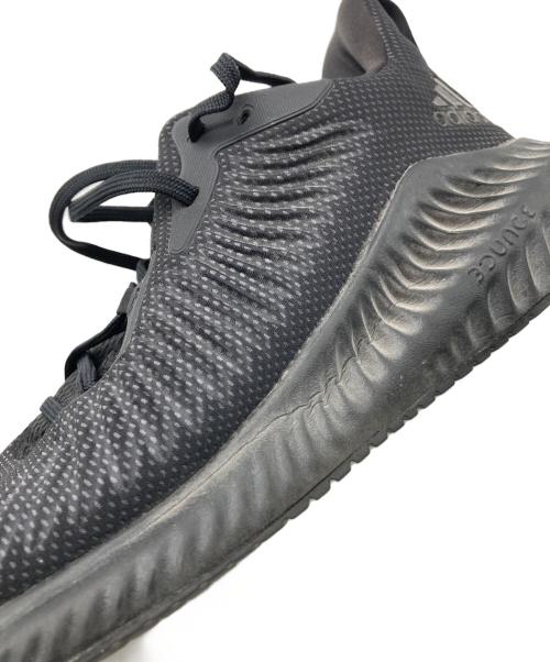 adidas（アディダス）adidas (アディダス) ランニングシューズ アルファバウンス ブラック サイズ:27.5cmの古着・服飾アイテム