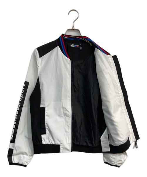 motorsport（モータースポーツ）motorsport (モータースポーツ) BMW (ビーエムダブリュー) ジップアップジャケット ホワイト×ブラック サイズ:Mの古着・服飾アイテム