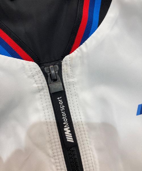 motorsport（モータースポーツ）motorsport (モータースポーツ) BMW (ビーエムダブリュー) ジップアップジャケット ホワイト×ブラック サイズ:Mの古着・服飾アイテム
