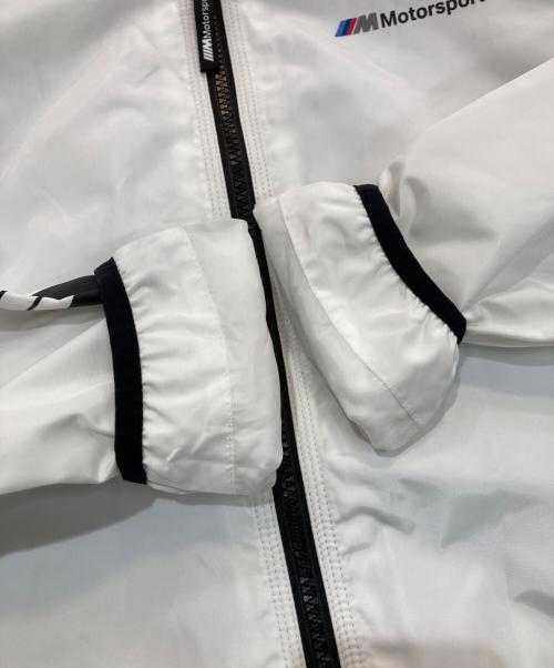 motorsport（モータースポーツ）motorsport (モータースポーツ) BMW (ビーエムダブリュー) ジップアップジャケット ホワイト×ブラック サイズ:Mの古着・服飾アイテム