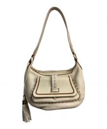 LANCEL（ランセル）の古着「ステッチワンショルダーバッグ」｜クリーム