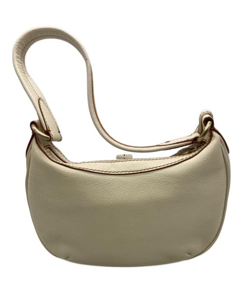 LANCEL（ランセル）LANCEL (ランセル) ステッチワンショルダーバッグ クリームの古着・服飾アイテム