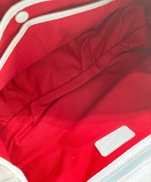 KITAMURA（キタムラ）KITAMURA (キタムラ) Takamiy コラボトートバッグ ホワイト×ブルーの古着・服飾アイテム