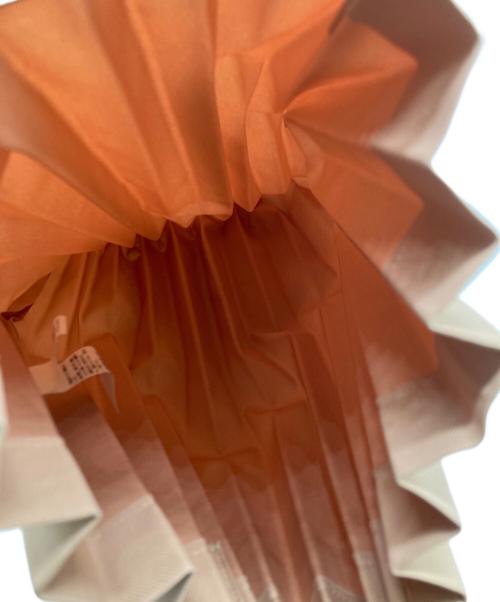 me ISSEY MIYAKE（ミーイッセイ ミヤケ）me ISSEY MIYAKE (ミーイッセイ ミヤケ) TRUNK PLEATS BAG ブラウンの古着・服飾アイテム