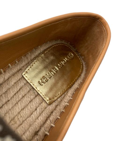 TORY BURCH（トリーバーチ）TORY BURCH (トリーバーチ) デイジー クリスタルエスパドリーユ ブラウン サイズ:6Mの古着・服飾アイテム