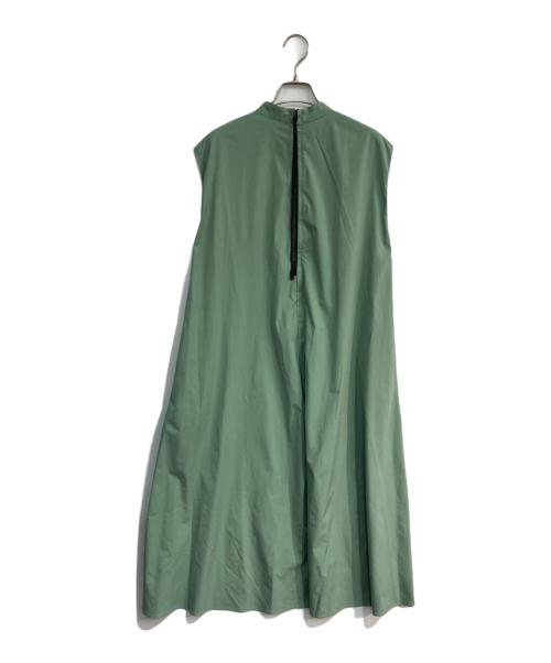 THREE DOTS（スリードッツ）THREE DOTS (スリードッツ) Blue marble dress　BM5001Y グリーン サイズ:XSの古着・服飾アイテム