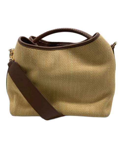 elleme（エレメ）elleme (エレメ) Raisin Raffia ベージュの古着・服飾アイテム