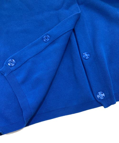 SOLAMONAT（ソラモナ）SOLAMONAT (ソラモナ) ウエハースニットワイドカーディガン ブルー サイズ:Freeの古着・服飾アイテム