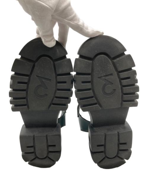 UN3D.（アンスリード）UN3D. (アンスリード) ソール グルカサンダル グリーン サイズ:-の古着・服飾アイテム