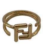 FENDIフェンディ）の古着「セットFFロゴリング」｜ゴールド