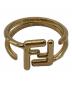 FENDI（フェンディ）の古着「セットFFロゴリング」｜ゴールド