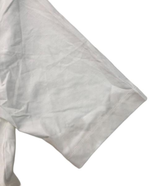 F by ROSSO（エフバイロッソ）F by ROSSO (エフバイロッソ) ペプラムチュールカットソー ホワイト サイズ:Free 未使用品の古着・服飾アイテム