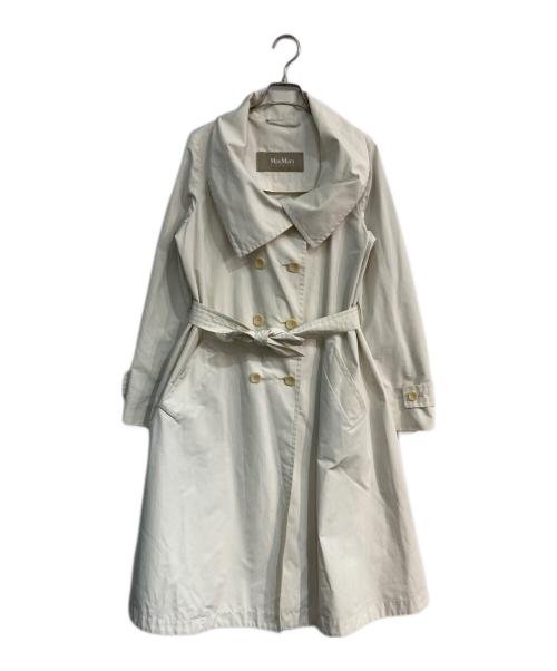 MaxMara（マックスマーラ）MaxMara (マックスマーラ) トレンチコート　	rainwear　10210894 アイボリー サイズ:J 40の古着・服飾アイテム