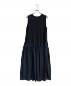 ANNE COQUINEアンコキーヌ）の古着「切替ノースリーブワンピース　ACP250412」｜ブラック