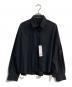 Anne Coquine（アンコキーヌ）の古着「ナイロンクロップドシャツ」｜ブラック