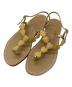 AMEDEO CANFORA（アメデオカンファー）の古着「FRIDA SANDALS」｜ゴールド