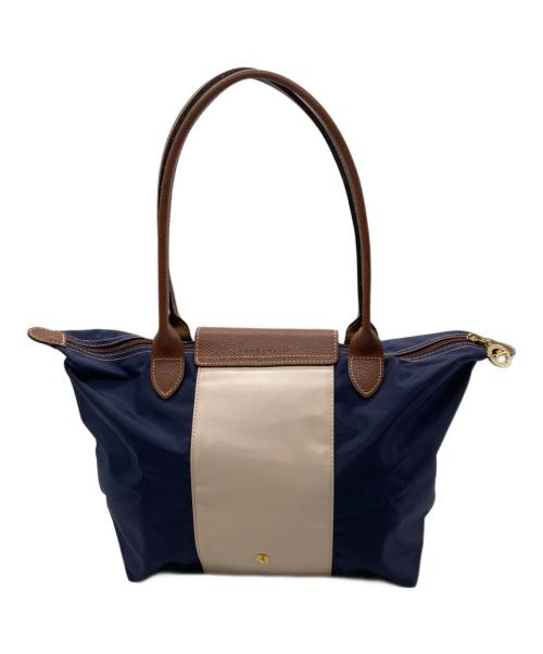 LONGCHAMP（ロンシャン）LONGCHAMP (ロンシャン) トートバッグ ネイビーの古着・服飾アイテム
