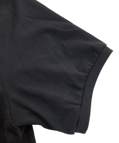 mizuiro-ind（ミズイロインド）mizuiro-ind (ミズイロインド) ワイドカラーポロシャツ ブラック サイズ:Freeの古着・服飾アイテム