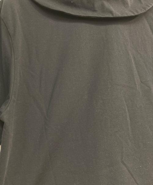 mizuiro-ind（ミズイロインド）mizuiro-ind (ミズイロインド) ワイドカラーポロシャツ ブラック サイズ:Freeの古着・服飾アイテム