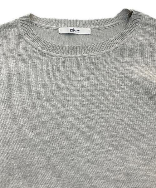 JOURNAL STANDARD relume（ジャーナルスタンダード レリューム）JOURNAL STANDARD relume (ジャーナルスタンダード レリューム) ダブルニットフォルムプルオーバー グレー サイズ:Freeの古着・服飾アイテム