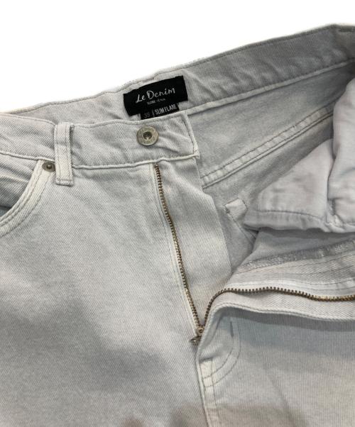 SLOBE IENA（スローブ イエナ）SLOBE IENA (スローブ イエナ) LE DENIM ストレートパンツ グレー サイズ:38の古着・服飾アイテム