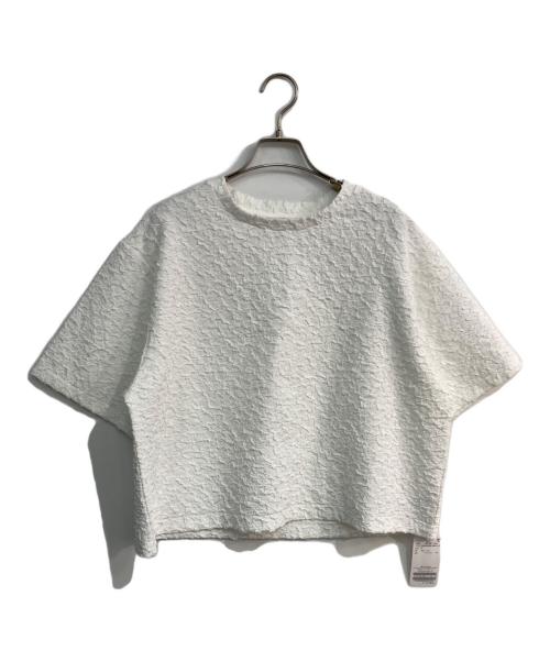 JOURNAL STANDARD（ジャーナルスタンダード）JOURNAL STANDARD (ジャーナルスタンダード) シャーリングハーフスリーブTシャツ ホワイト サイズ:Free 未使用品の古着・服飾アイテム