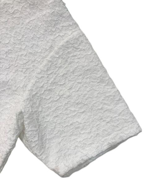 JOURNAL STANDARD（ジャーナルスタンダード）JOURNAL STANDARD (ジャーナルスタンダード) シャーリングハーフスリーブTシャツ ホワイト サイズ:Free 未使用品の古着・服飾アイテム