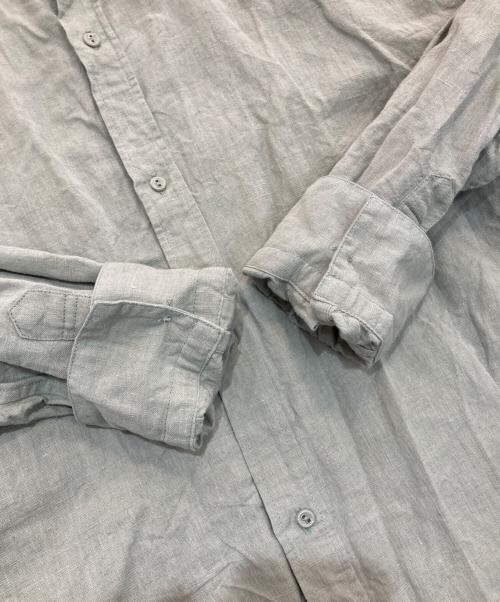 KAGURE（カグレ）kagure (カグレ) コットンリネンビッグシャツ グリーン サイズ:Freeの古着・服飾アイテム