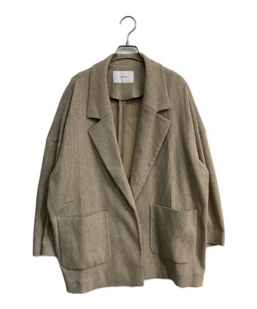 FRAMeWORK（フレームワーク）FRAMeWORK (フレームワーク) Wオーバーサイズジャケット ベージュ サイズ:Freeの古着・服飾アイテム