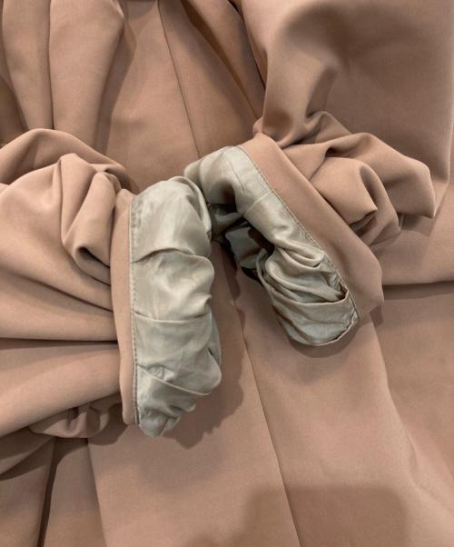 Plage（プラージュ）Plage (プラージュ) Tuck Volume ブラウス ブラウン サイズ:Freeの古着・服飾アイテム