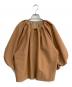 Plage（プラージュ）の古着「Tuck Volume ブラウス」｜ブラウン